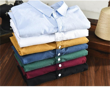 Chemise Homme Oxford en Coton Respirant
