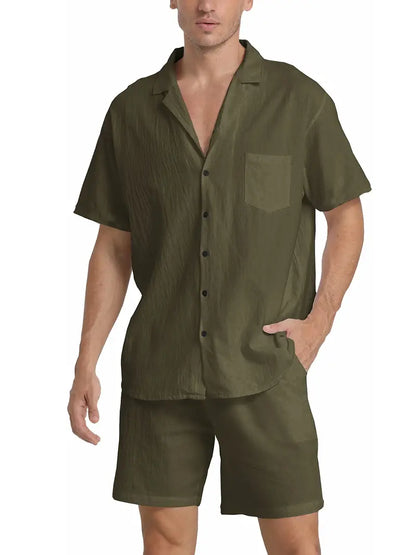 Costume Homme Lin Coton Respirant et Élégant