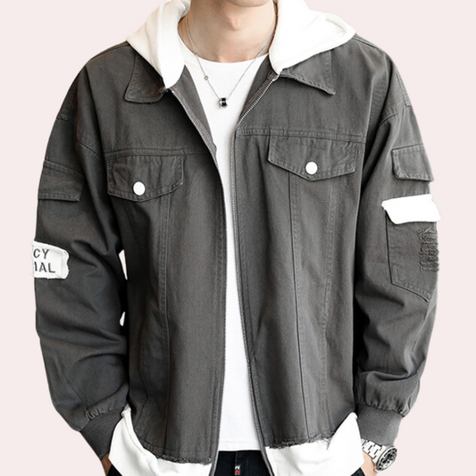 MILEN - Veste en Jean à Capuche Élégante pour Hommes