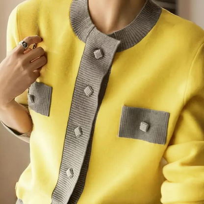 RUMJANA - Gilet à Boutons pour Femmes
