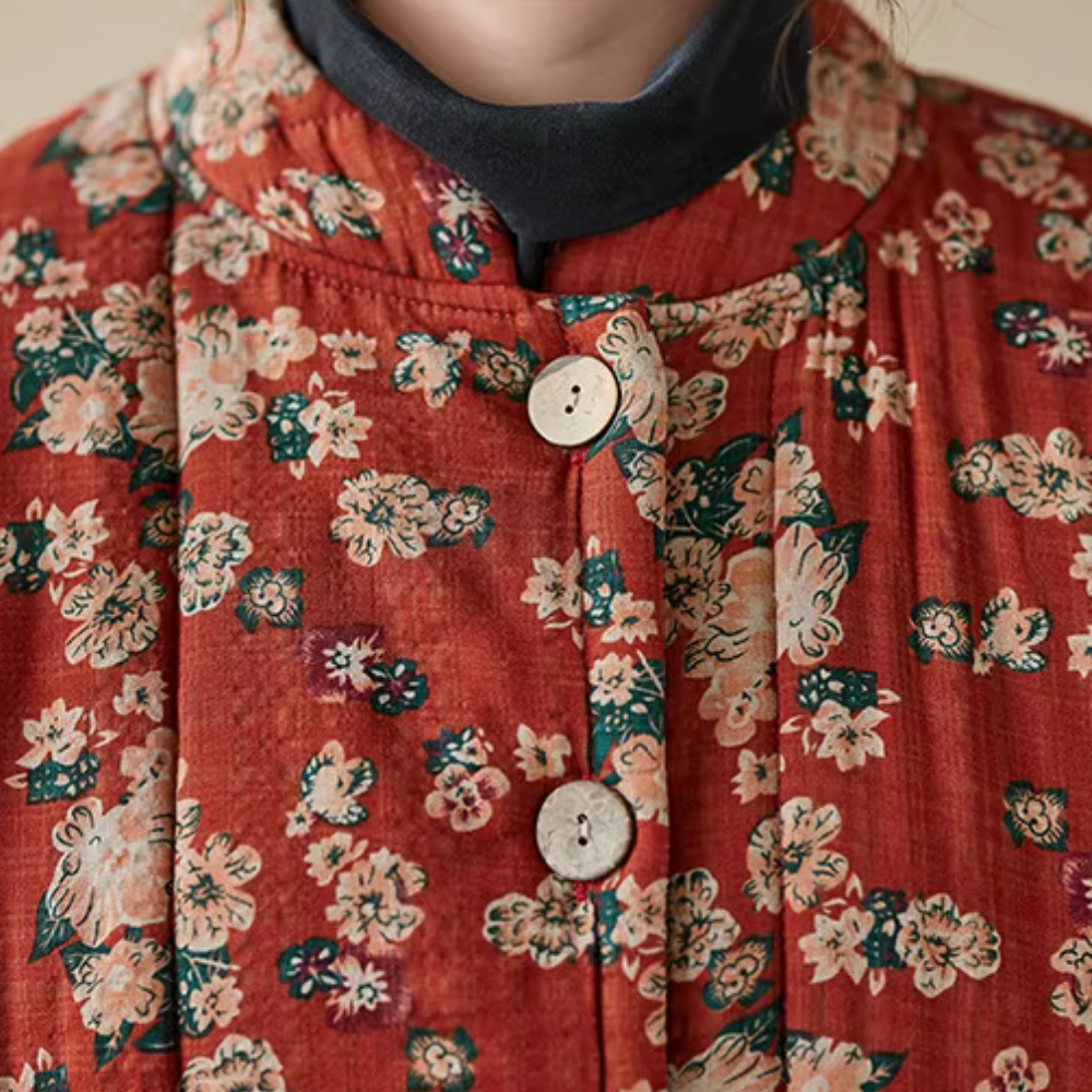 KATHERINE - Veste à Motifs Floraux pour Femmes