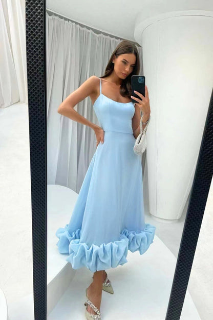 Robe de Mariage Élégante pour Femme avec Volants