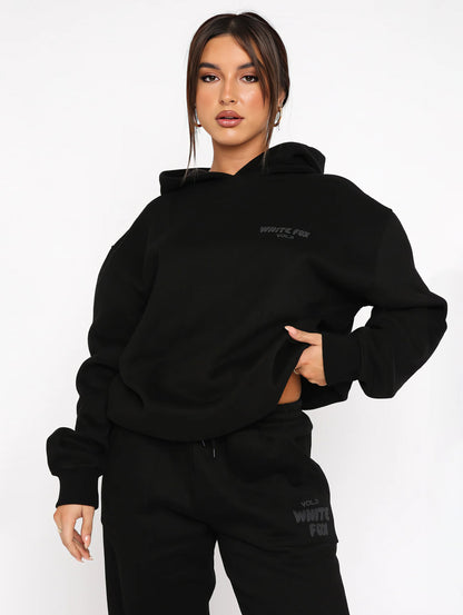 Ensemble Jogging Femme Coton Oversize Sweat à Capuche Pantalon