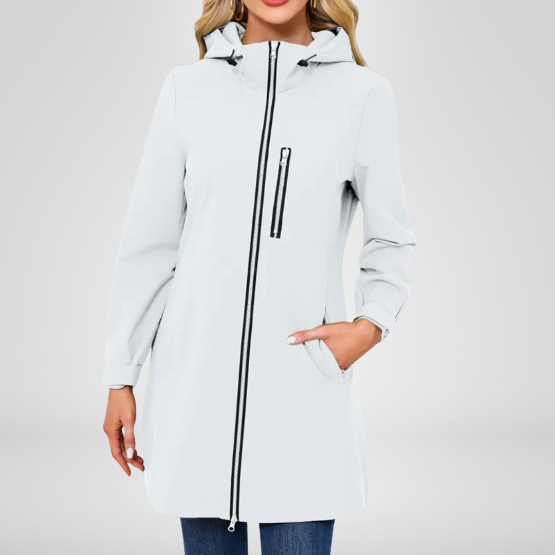 Veste Imperméable Femme à Capuche pour Pluie et Vent - PanierRoyale
