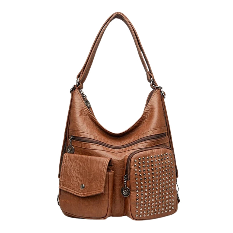 Sac à Dos Grande Capacité avec Poches Zippées Sérieuses