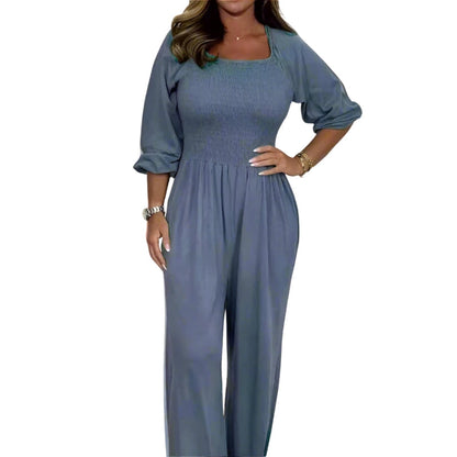 Robe Élégante Manches Longues Femme Chic