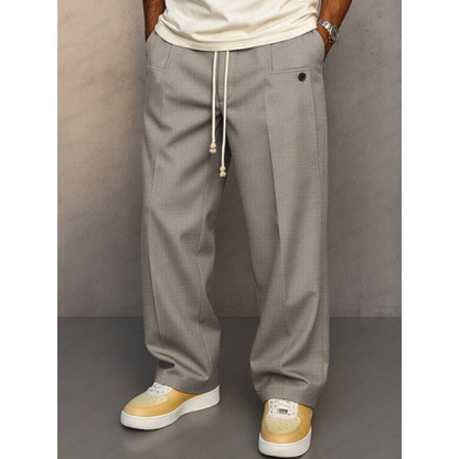 Pantalon homme casual taille large