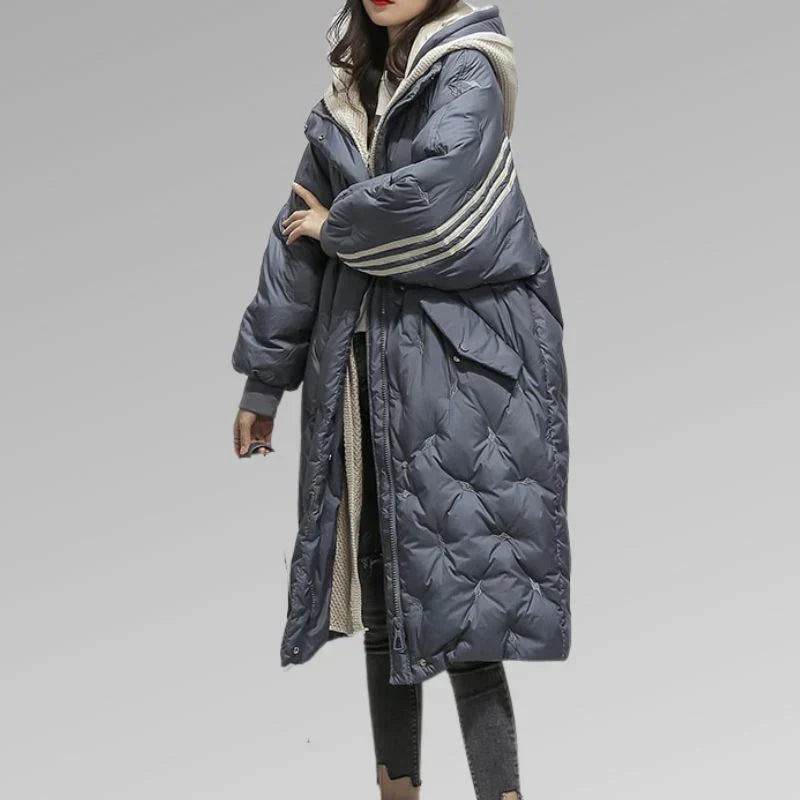 Manteau Femme Hiver Long et Chaud pour Froid Extrême - PanierRoyale