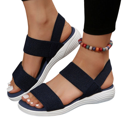 Sandales Platesforme Femmes à Sangles Réglables