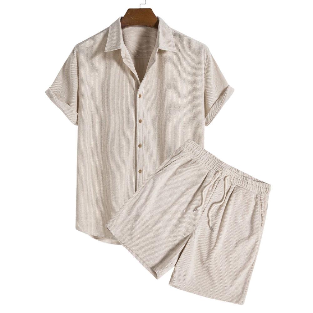 Chemise et Pantalon Linéaire pour Homme Été