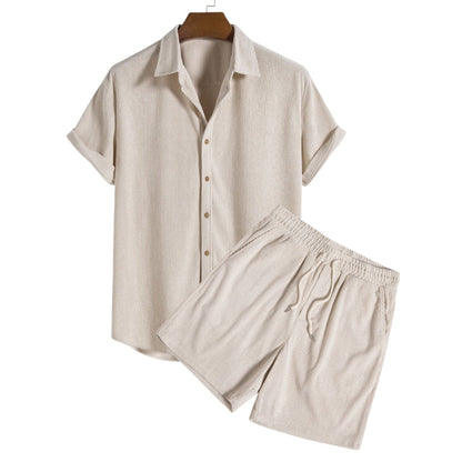 Chemise et Pantalon Linéaire pour Homme Été