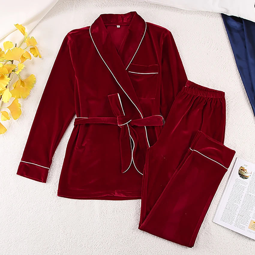 Pyjama Femme Hiver Doux et Chaud