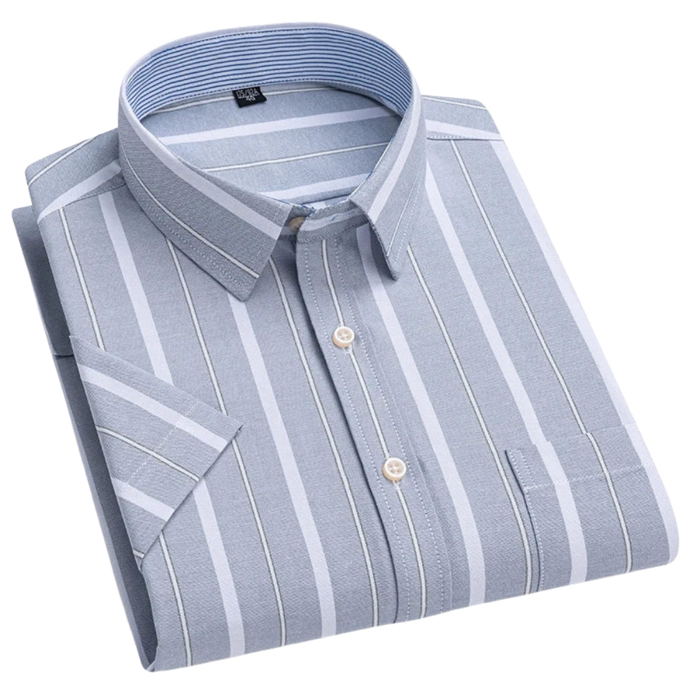 Chemise Homme Lin Été Manches Courtes