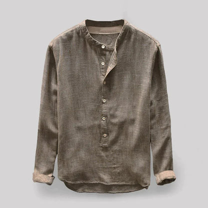 Chemise Décontractée Manches Longues Boutonnées
