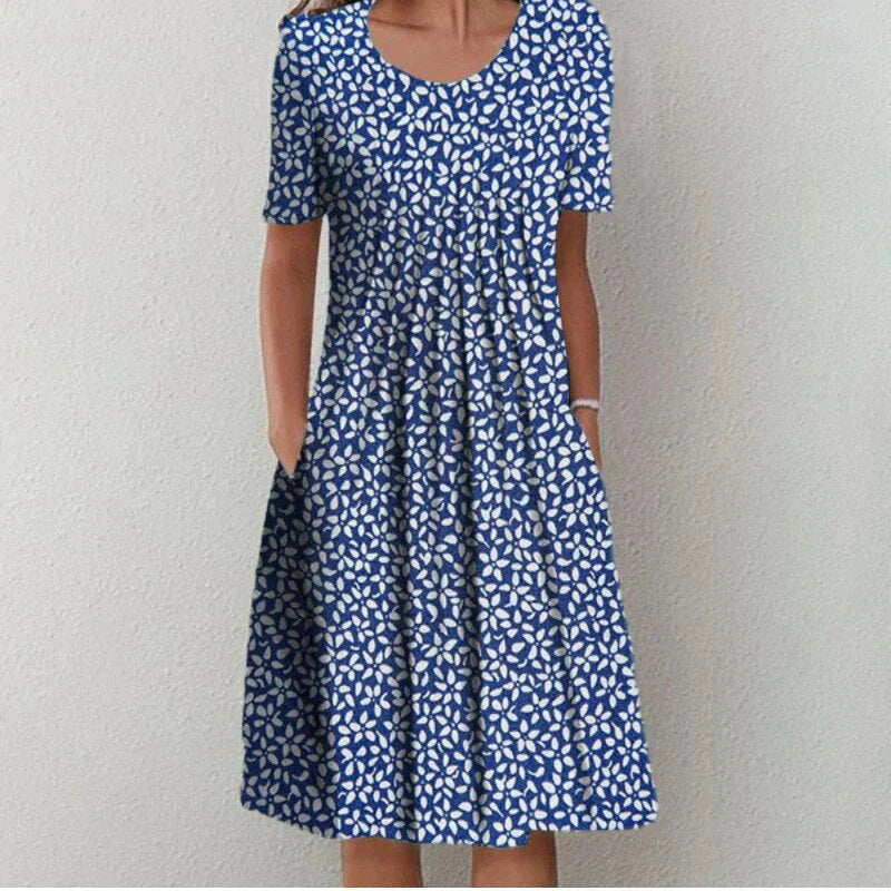 Robe Femme Longue en Coton Doux et Élégante