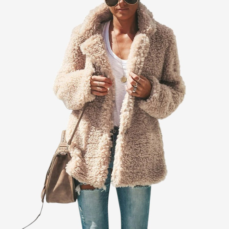 Veste Hiver Chic avec Capuche et Fermeture Éclair Longue - PanierRoyale