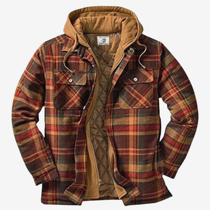 Veste à capuche homme cuir noir étanche et chic
