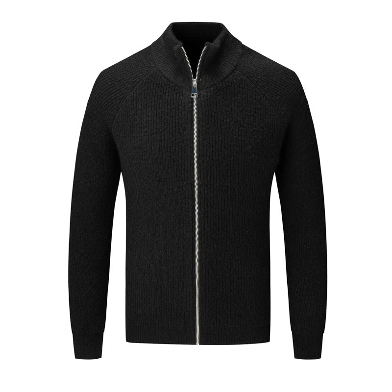 Pull Cachemire Homme Zippé Chaud et Élégant