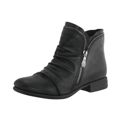 Bottines Femme à Talon Haut avec Fermeture Éclair ZIP