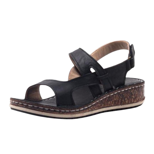 Sandales Femmes Talons Plats Réglables et Confortables - PanierRoyale
