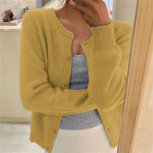 Cardigan femme chaud et doux hiver