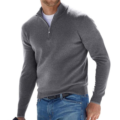 Pull Homme Col Roulé Laine Douce et Chic
