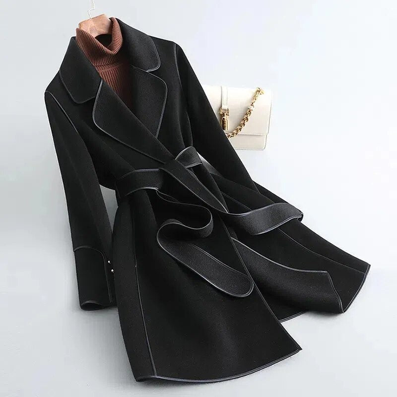 Manteau Femme Long Imperméable et Élégant