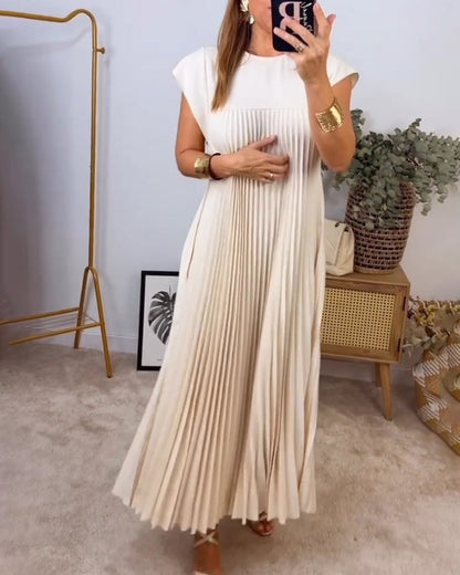 Robe longue Femme Tissu confortable Coupe fluide avec poches