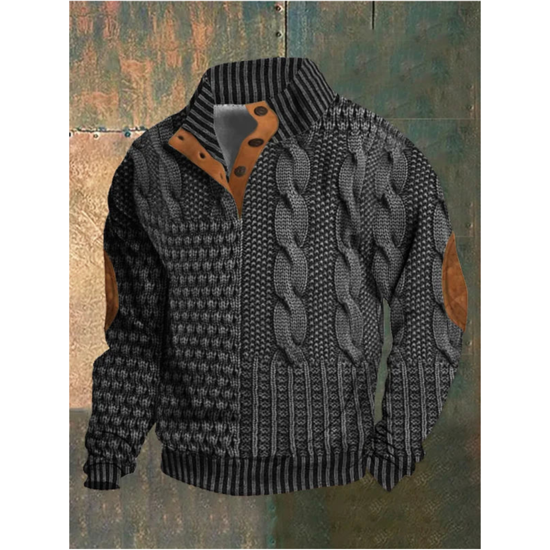 Pull Homme Hiver Laine Chaud et Confortable