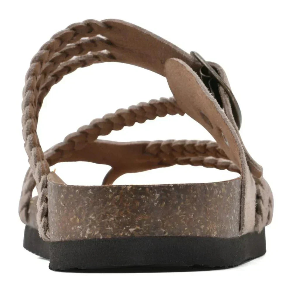 Sandales Femme Brides Tressées Orthopédiques Style Bohème