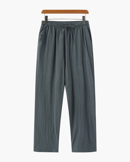 Pantalon Lin Homme Élastique pour Été