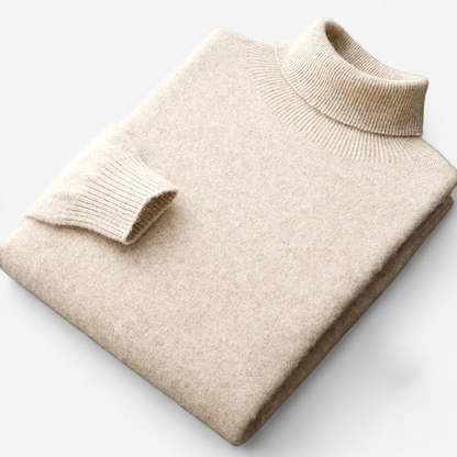 Pull Col Roulé Slim Fit Élégant pour Homme