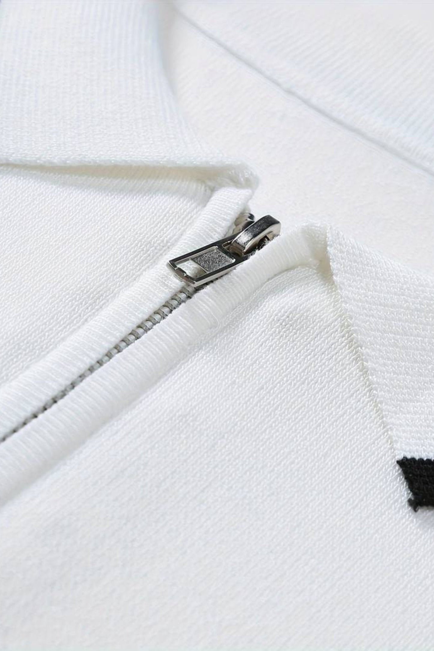 Chemise Polo Classique à Fermeture Éclair Contraste