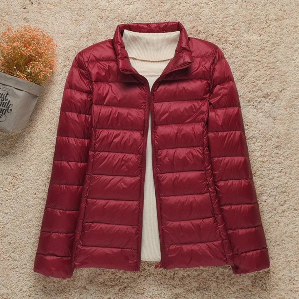Veste Matelassée Légère Capuche Fonctionnelle Coupe Ajustée - vue 2