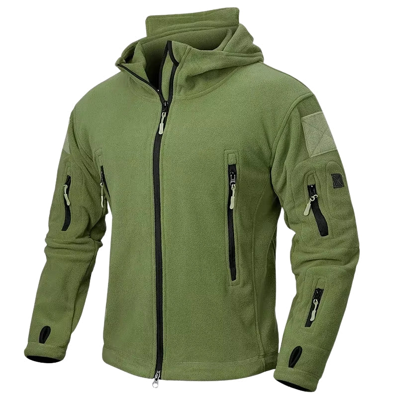 Veste Hiver Élégante avec Capuche et Poches Réglables - PanierRoyale