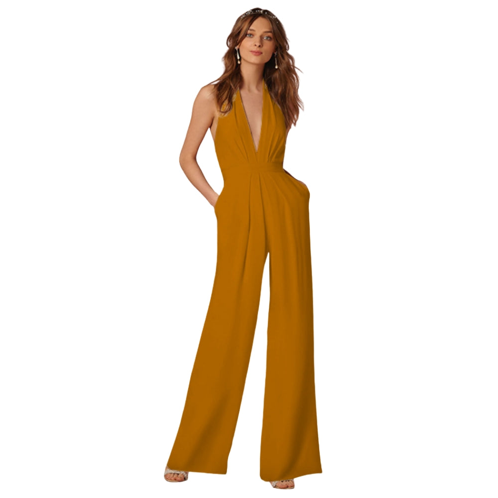 Robe Été Courte Sans Manches Décolleté Plongeant