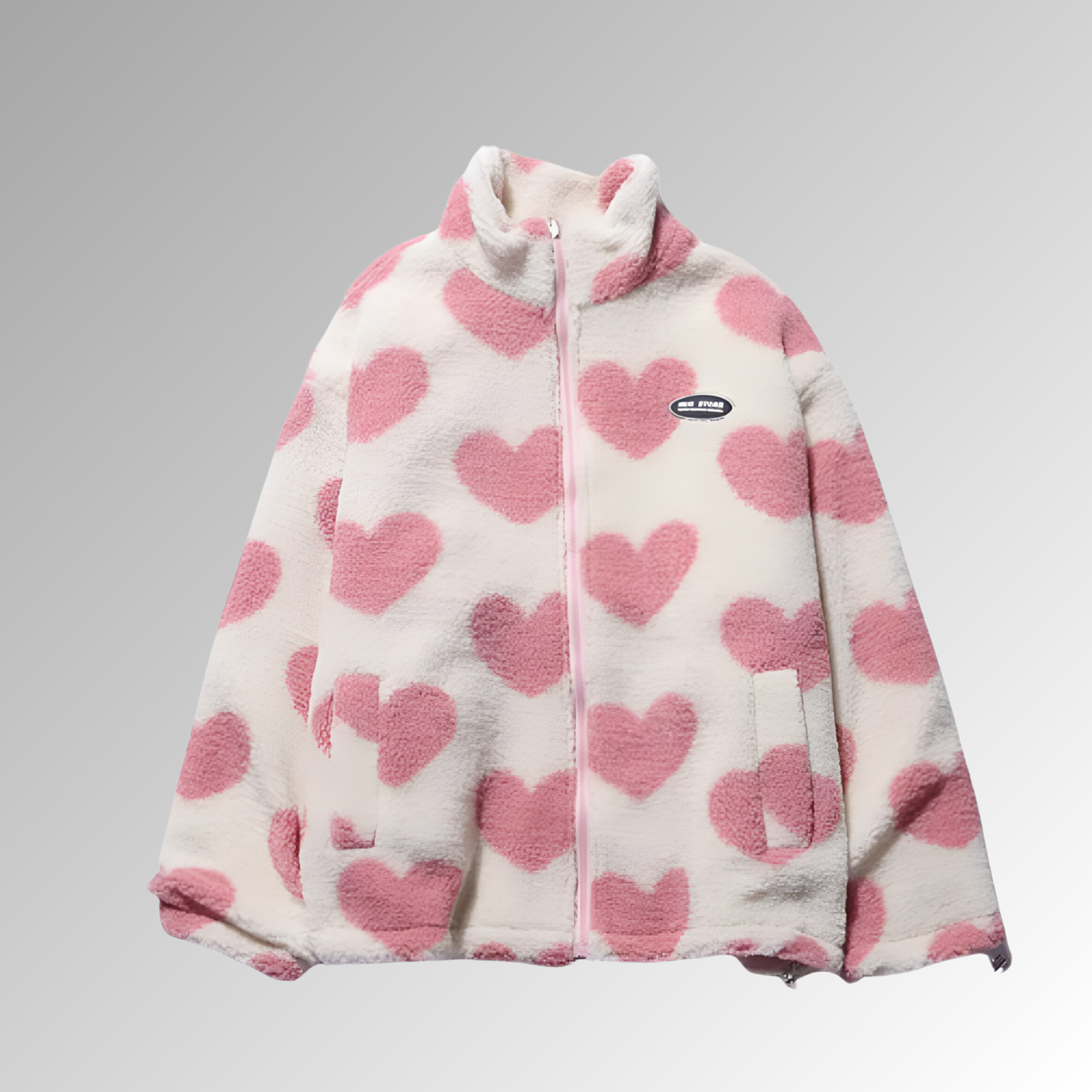 Manteau Peluche Double Face Coupe Confortable