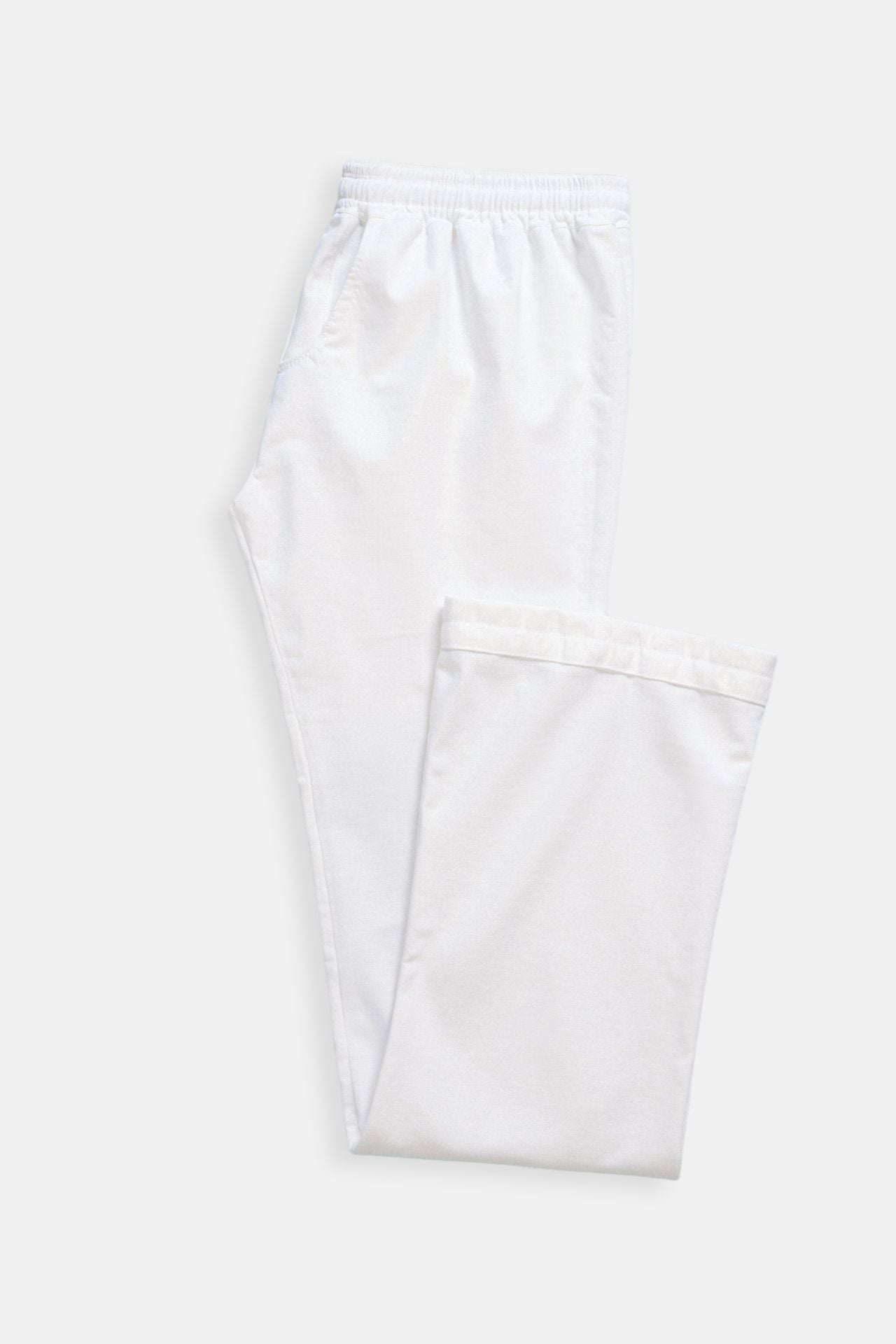 Pantalon de survêtement Homme Blanc avec Cordons de Serrage