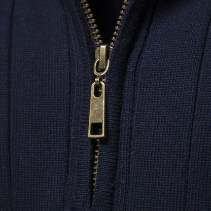 Pull à Manches Longues pour Homme avec Fermeture Éclair