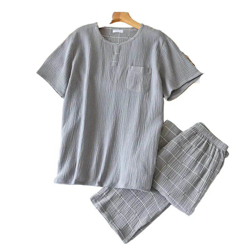 Pyjama Homme Doux et Chaud à Manches Longues