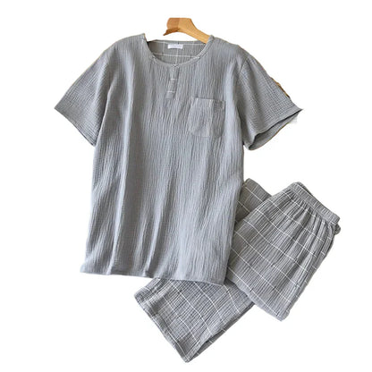 Pyjama Homme Doux et Chaud à Manches Longues