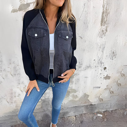 Veste Femme Élégante en Daim Doux et Confortable
