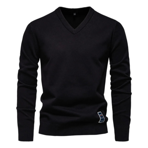 Pull Homme Col V en Laine Douce et Chaude