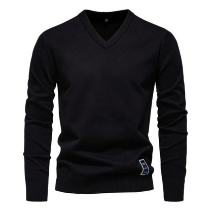 Pull Homme Col V en Laine Douce et Chaude