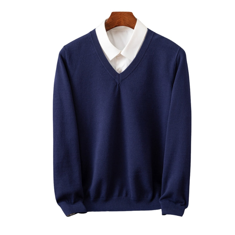 Pull Col V Grande Taille Manches Longues