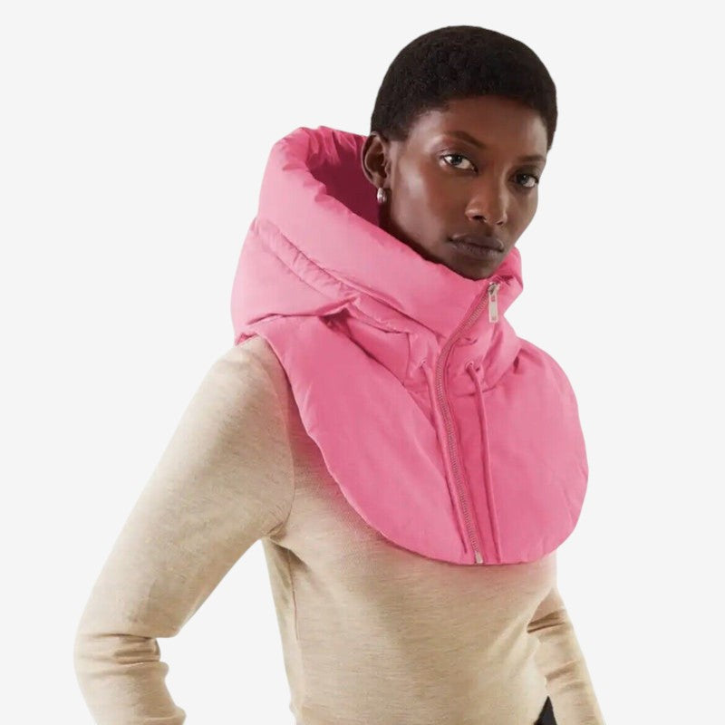 Cagoule femme à capuche zippée chaude et légère