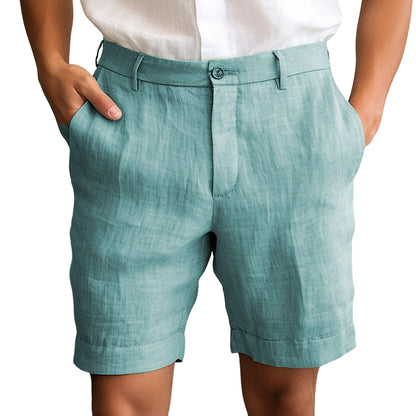 Pantalon Court Décontracté à Fermeture Éclair