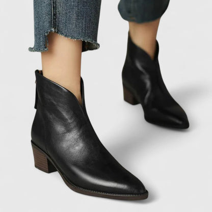 Bottines Élégantes à Talon Bloc