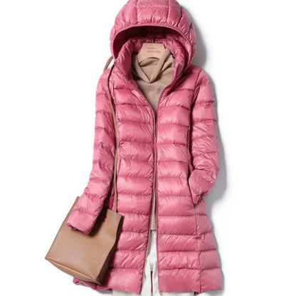 Manteau Hiver Femme Long à Capuchon Élégant - PanierRoyale