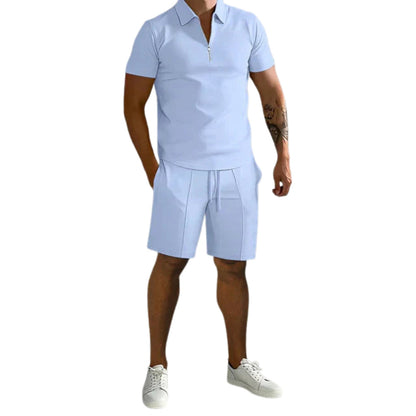 Ensemble décontracté Homme Chemise Légère et Short Sport